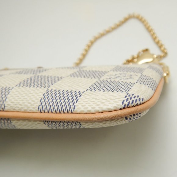 Louis Vuitton Damier Azur Pochette Mila MM Accessory Pouch - Picture 5 of 7